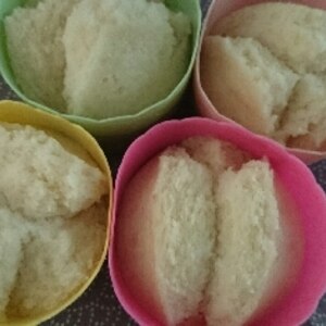 ホットケーキミックスで卵なしノンオイル簡単蒸しパン レシピ 作り方 By keikana 楽天レシピ